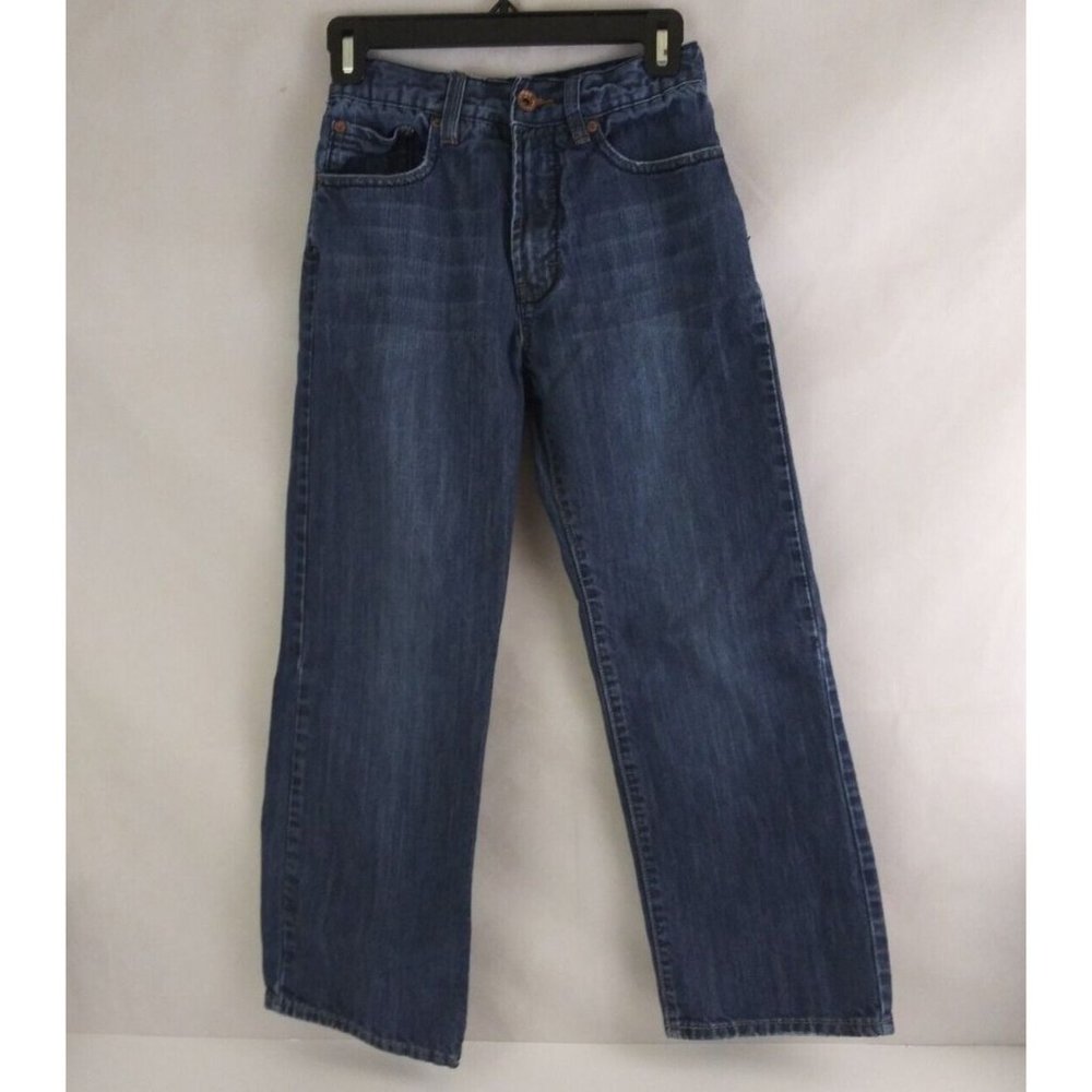Urban Up Pipeline Distressed Embroidered Bootcut Jeans Boy's Size 14